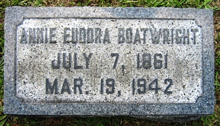 Annie Eudora Boatwright Gravestone