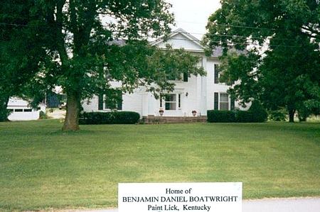 The Benjamin Daniel Boatright Homestead