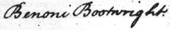 Benoni Bootwright Signature