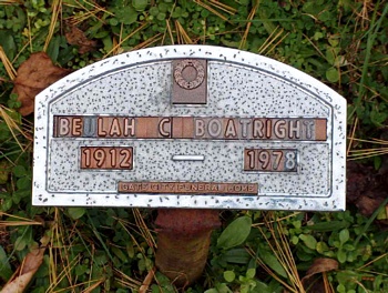 Beulah C. Boatright Marker