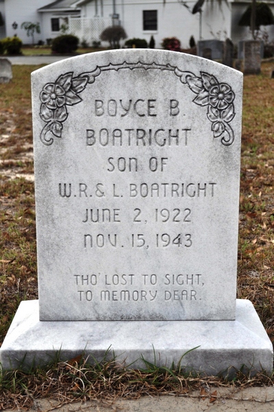 Boyce Bailey Boatright Gravestone