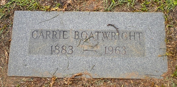 Carrie Elizabeth Caughman Boatwright Marker
