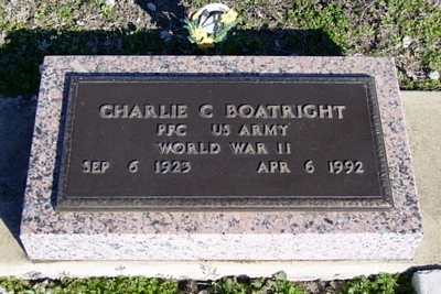 Charles Clark Boatright Gravestone