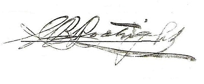 Charles Robertson Boatright Signature: