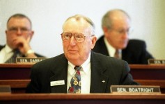 Clyde Allen Boatright as a freshman state senator for Idaho