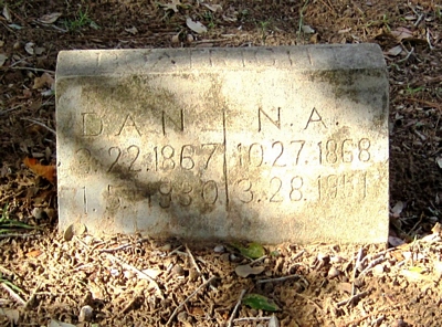 Daniel B. and Nancy Ann Needham Boatright Gravestone