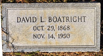 David Louis Boatright Gravestone