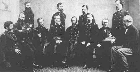 The Military Commission; David R. Clendenin on far left