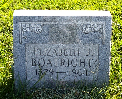 Elizabeth Jane Stansberry Boatright Gravestone