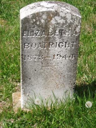 Elizabeth Todd Johnson Boatright Gravestone
