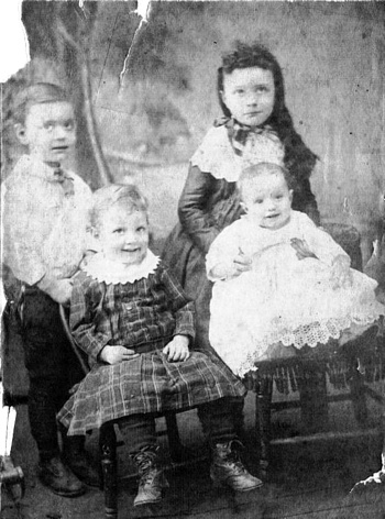 Left to Right - Charles, William, Ethel and Letha
