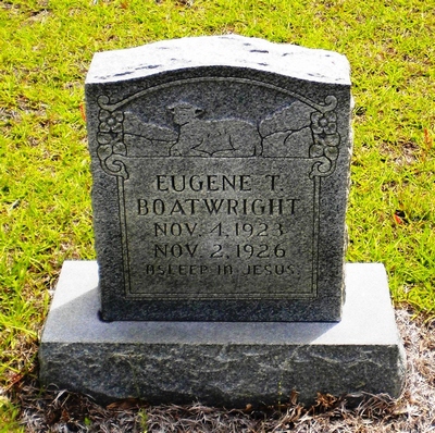 Eugene T. Boatwright Gravestone