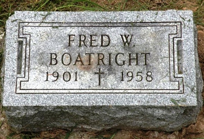 Frederick Wayne Boatright Gravestone