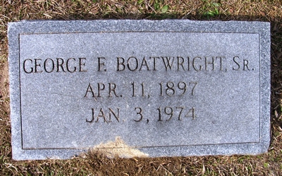 George Foster Boatwright Gravestone