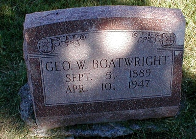 George Washington Boatwright Gravestone