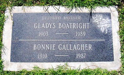 Gladys Beatrice Wilson Boatright Marker