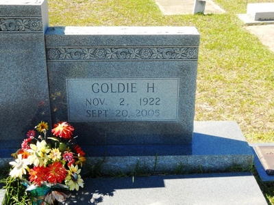 Goldie Hickox Boatright Gravestone