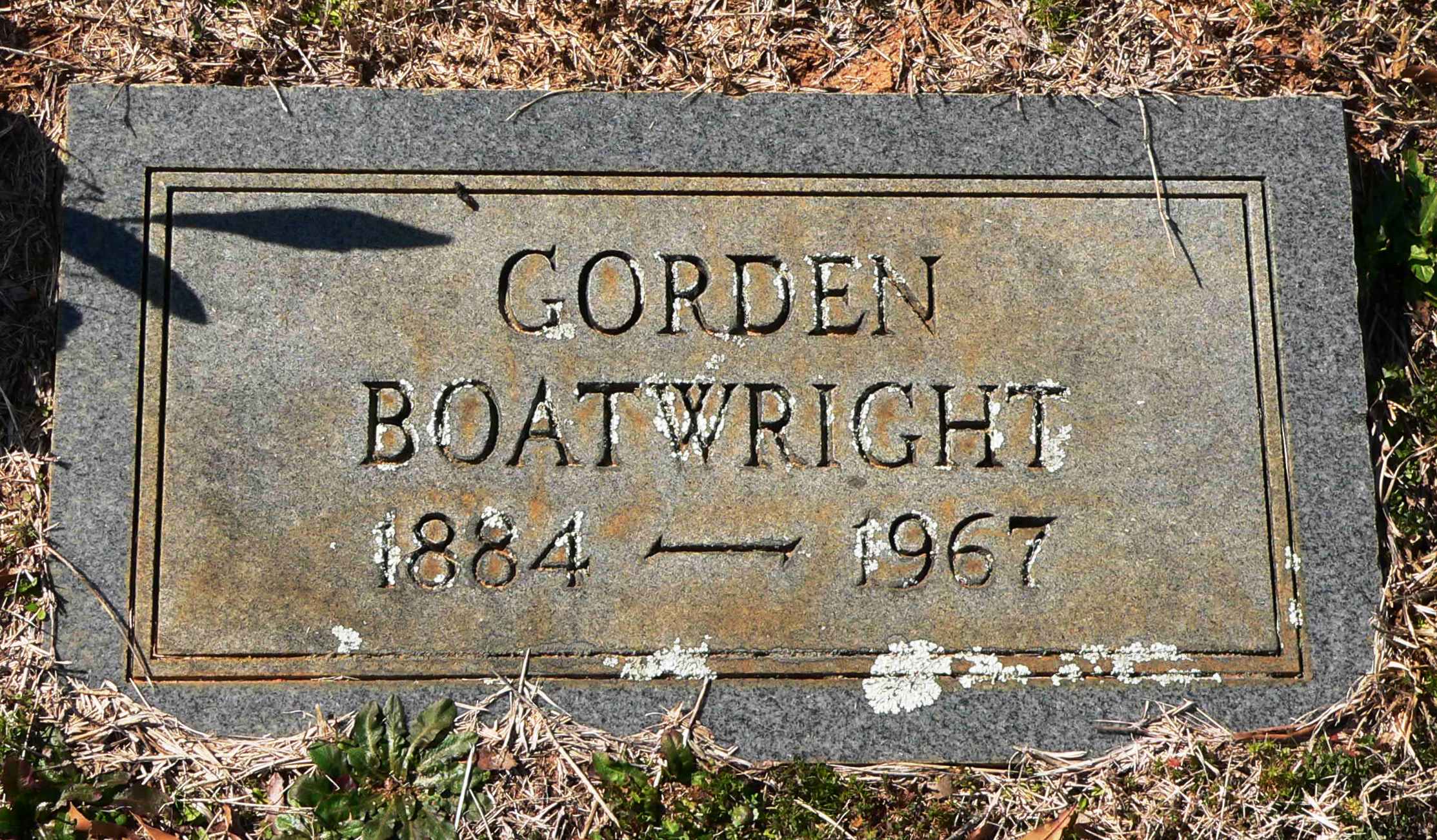 Gorden Boatwright Gravestone