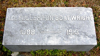Henry Hal Fullerton Boatwright Marker