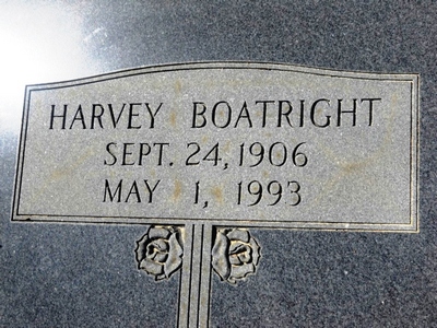 Harvey Drawdy Boatright Gravestone