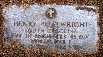 Henry Isaiah Boatwright Gravestone
