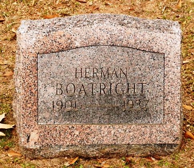 Herman T. Boatright Gravestone