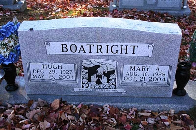 Hugh and Mary Ann Davis Boatright Gravestone