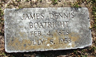 James Dennis Boatright Gravestone