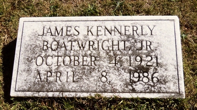 James Kennerly Boatwright Jr. Gravestone