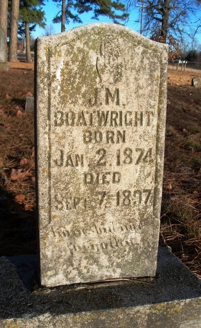 James Madison Boatwright Gravestone