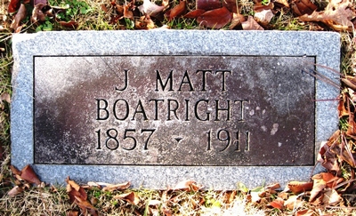 James Matthew Boatright Gravestone