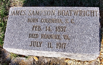 James Sampson Boatwright Gravestone
