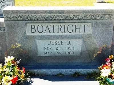 Jesse James Boatright Gravestone