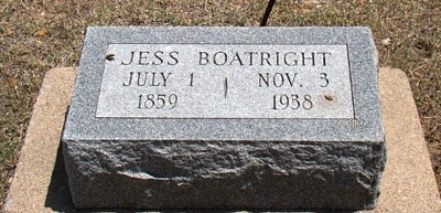 Jesse K. Boatright Gravestone