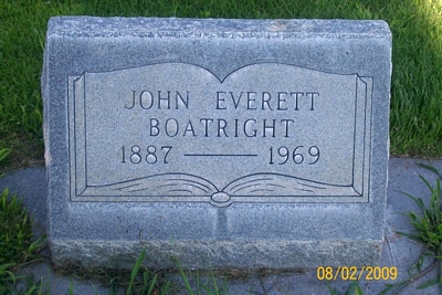 John Everett Boatright Gravestone