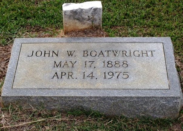 John W. Boatwright Gravestone