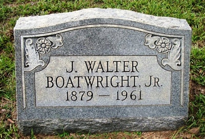 John Walter Langley Boatwright Gravestone