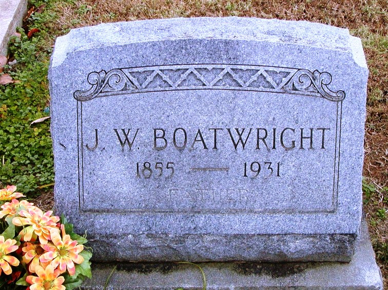 John Willis Boatwright Gravestone