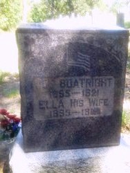 Joseph L. and Ella Stilley Boatright Gravestone
