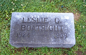 Leslie Greene Boatright Marker
