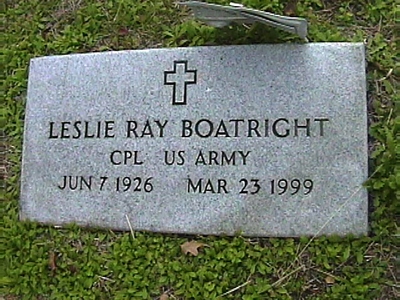 Lelie Ray Boatright Gravestone