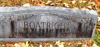 Loice Clyde and Beady Ann Stone Boatright Gravestone