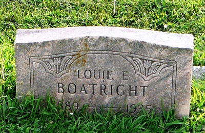 Louis Earl Boatright Gravestone