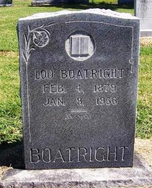 Louisiana Lou Phillips Boatright Gravestone