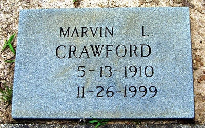 Marvin L. Crawford Marker