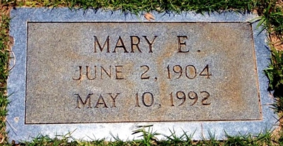 Mary Elizabeth Brown Boatright Gravestone