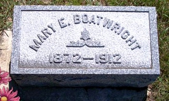 Mary E. Robinson Boatwright Marker
