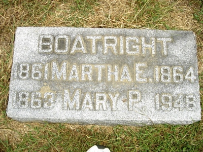 Mary Price Boatright Gravestone