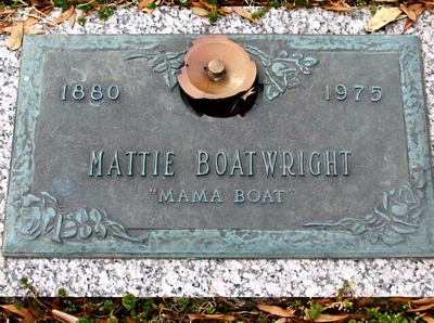 Mattie Beard Boatwright Marker