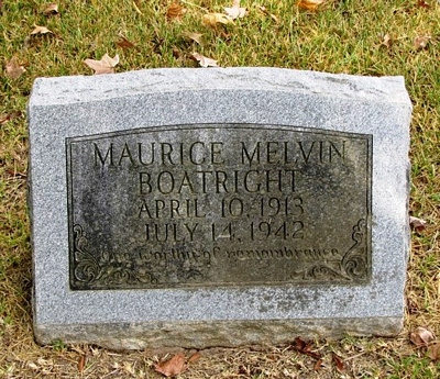 Maurice Melvin Boatright Gravestone